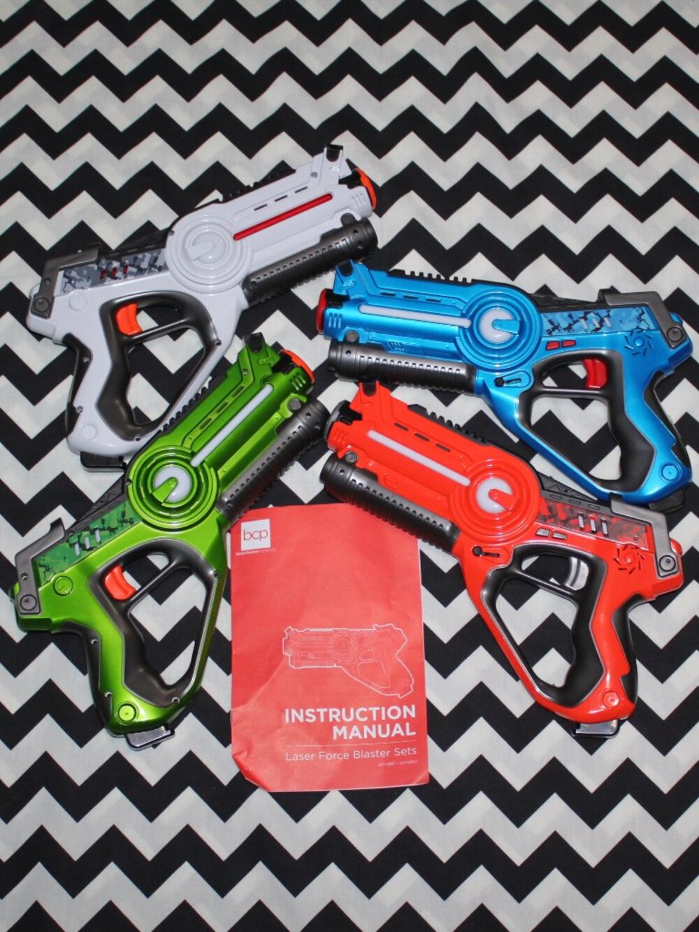 Best Choice Products Laser Force Blaster Laser Tag 4-Piece Set